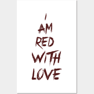 I Am Red With Love - BTS Posters and Art